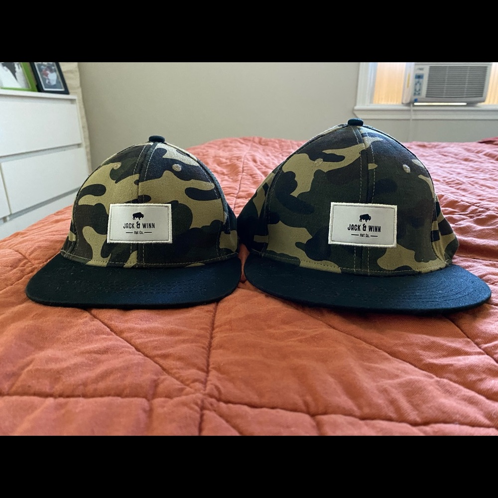 Jack and Winn matching hat set
